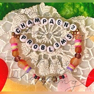 Taylor Swift“Champagne Problems” handmade bracelet